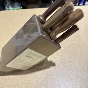 Vintage Gutmann Edge Mark 7-Piece Block Kitchen XXtra sharp USA